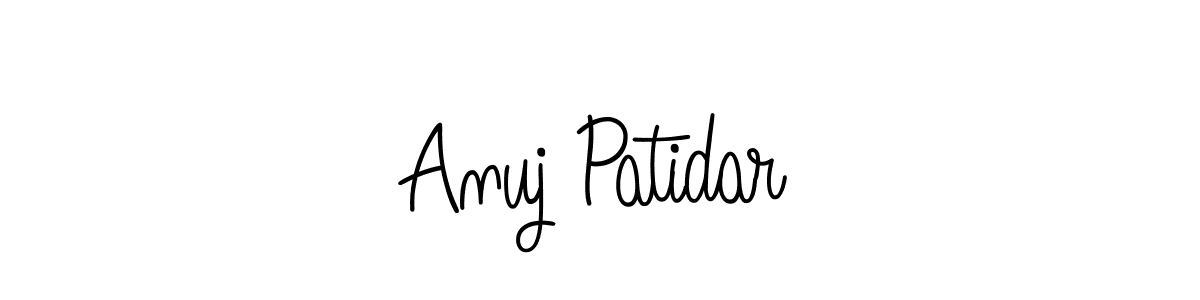 Also we have Anuj Patidar name is the best signature style. Create professional handwritten signature collection using Angelique-Rose-font-FFP autograph style. Anuj Patidar signature style 5 images and pictures png