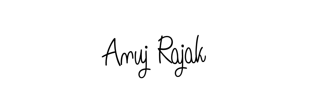 Make a beautiful signature design for name Anuj Rajak. Use this online signature maker to create a handwritten signature for free. Anuj Rajak signature style 5 images and pictures png