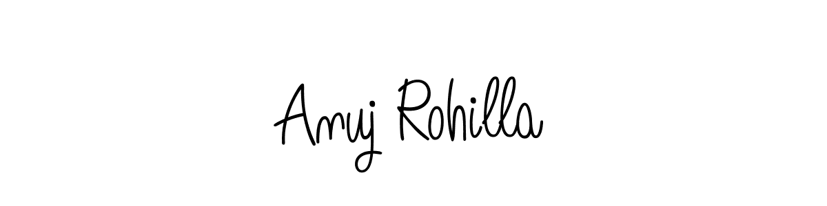 It looks lik you need a new signature style for name Anuj Rohilla. Design unique handwritten (Angelique-Rose-font-FFP) signature with our free signature maker in just a few clicks. Anuj Rohilla signature style 5 images and pictures png