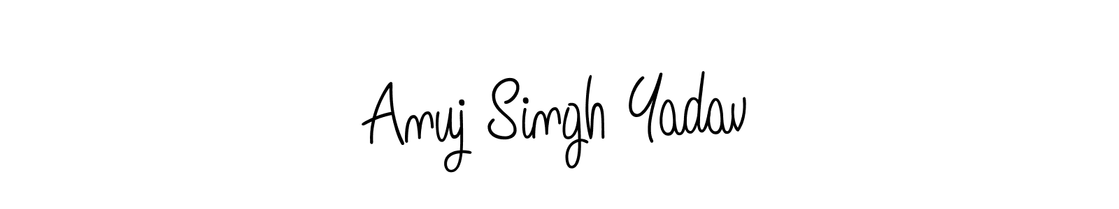 Make a short Anuj Singh Yadav signature style. Manage your documents anywhere anytime using Angelique-Rose-font-FFP. Create and add eSignatures, submit forms, share and send files easily. Anuj Singh Yadav signature style 5 images and pictures png