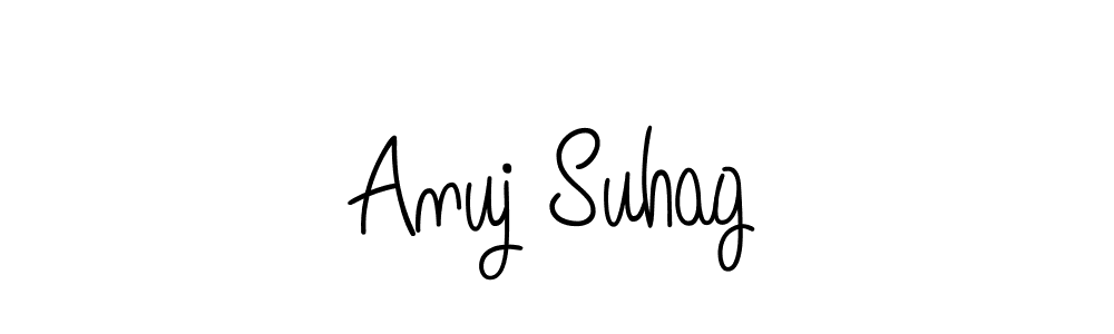 if you are searching for the best signature style for your name Anuj Suhag. so please give up your signature search. here we have designed multiple signature styles  using Angelique-Rose-font-FFP. Anuj Suhag signature style 5 images and pictures png