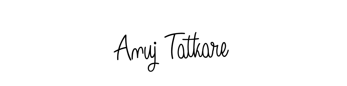 if you are searching for the best signature style for your name Anuj Tatkare. so please give up your signature search. here we have designed multiple signature styles  using Angelique-Rose-font-FFP. Anuj Tatkare signature style 5 images and pictures png