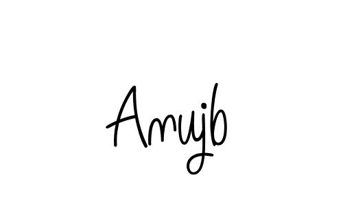 Create a beautiful signature design for name Anujb. With this signature (Angelique-Rose-font-FFP) fonts, you can make a handwritten signature for free. Anujb signature style 5 images and pictures png