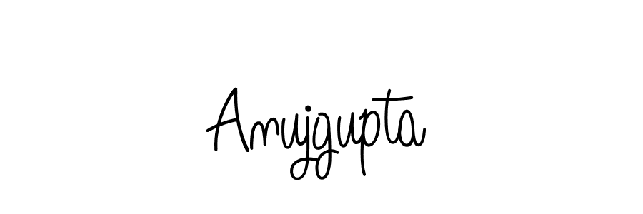 Make a beautiful signature design for name Anujgupta. With this signature (Angelique-Rose-font-FFP) style, you can create a handwritten signature for free. Anujgupta signature style 5 images and pictures png