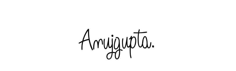 Design your own signature with our free online signature maker. With this signature software, you can create a handwritten (Angelique-Rose-font-FFP) signature for name Anujgupta.. Anujgupta. signature style 5 images and pictures png