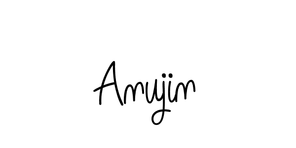 The best way (Angelique-Rose-font-FFP) to make a short signature is to pick only two or three words in your name. The name Anujin include a total of six letters. For converting this name. Anujin signature style 5 images and pictures png