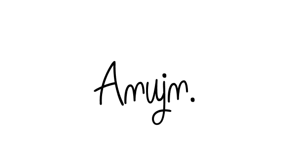 Create a beautiful signature design for name Anujn.. With this signature (Angelique-Rose-font-FFP) fonts, you can make a handwritten signature for free. Anujn. signature style 5 images and pictures png