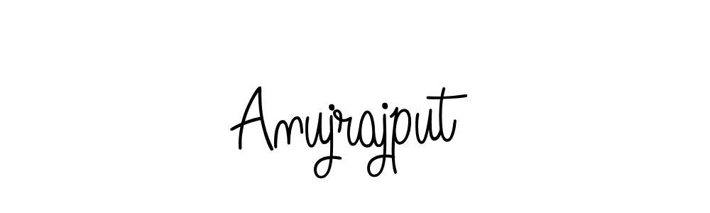 How to make Anujrajput name signature. Use Angelique-Rose-font-FFP style for creating short signs online. This is the latest handwritten sign. Anujrajput signature style 5 images and pictures png