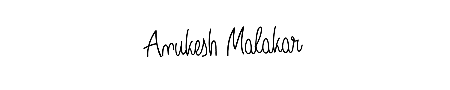 Create a beautiful signature design for name Anukesh Malakar. With this signature (Angelique-Rose-font-FFP) fonts, you can make a handwritten signature for free. Anukesh Malakar signature style 5 images and pictures png