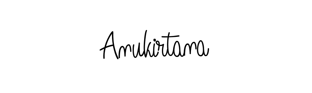 Make a beautiful signature design for name Anukirtana. With this signature (Angelique-Rose-font-FFP) style, you can create a handwritten signature for free. Anukirtana signature style 5 images and pictures png