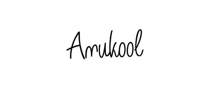 if you are searching for the best signature style for your name Anukool. so please give up your signature search. here we have designed multiple signature styles  using Angelique-Rose-font-FFP. Anukool signature style 5 images and pictures png