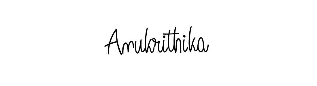 Make a short Anukrithika signature style. Manage your documents anywhere anytime using Angelique-Rose-font-FFP. Create and add eSignatures, submit forms, share and send files easily. Anukrithika signature style 5 images and pictures png