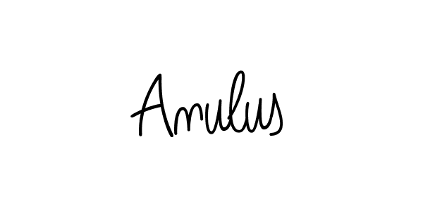 Anulus stylish signature style. Best Handwritten Sign (Angelique-Rose-font-FFP) for my name. Handwritten Signature Collection Ideas for my name Anulus. Anulus signature style 5 images and pictures png