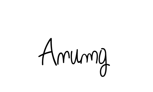 Design your own signature with our free online signature maker. With this signature software, you can create a handwritten (Angelique-Rose-font-FFP) signature for name Anumg. Anumg signature style 5 images and pictures png