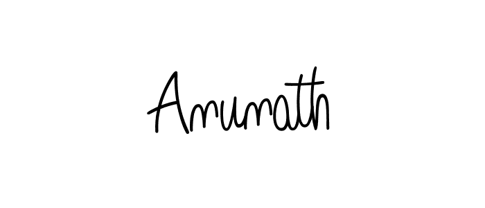 Also we have Anunath name is the best signature style. Create professional handwritten signature collection using Angelique-Rose-font-FFP autograph style. Anunath signature style 5 images and pictures png