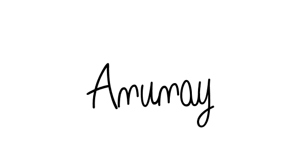 Make a beautiful signature design for name Anunay. Use this online signature maker to create a handwritten signature for free. Anunay signature style 5 images and pictures png