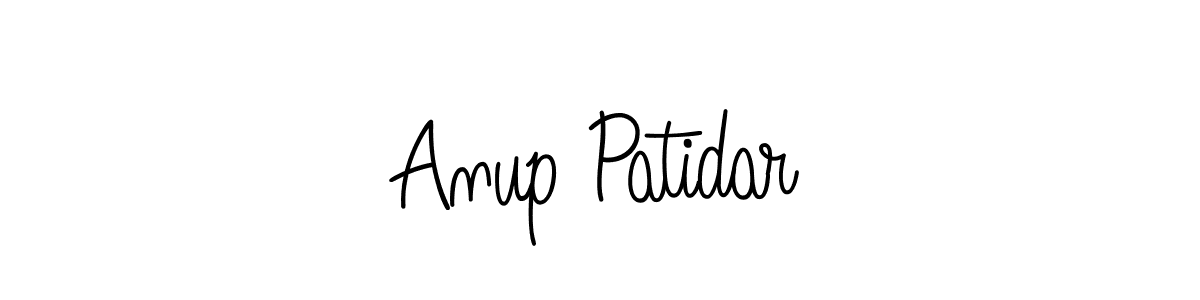 Anup Patidar stylish signature style. Best Handwritten Sign (Angelique-Rose-font-FFP) for my name. Handwritten Signature Collection Ideas for my name Anup Patidar. Anup Patidar signature style 5 images and pictures png