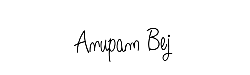 Angelique-Rose-font-FFP is a professional signature style that is perfect for those who want to add a touch of class to their signature. It is also a great choice for those who want to make their signature more unique. Get Anupam Bej name to fancy signature for free. Anupam Bej signature style 5 images and pictures png