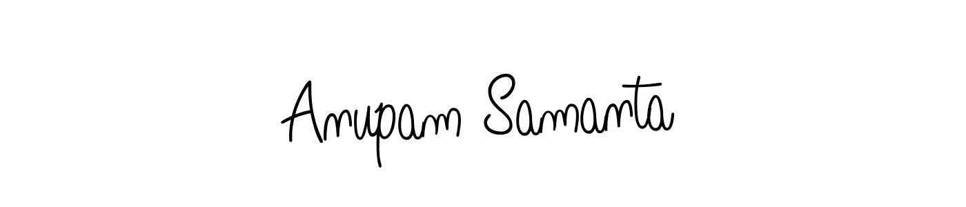 Create a beautiful signature design for name Anupam Samanta. With this signature (Angelique-Rose-font-FFP) fonts, you can make a handwritten signature for free. Anupam Samanta signature style 5 images and pictures png