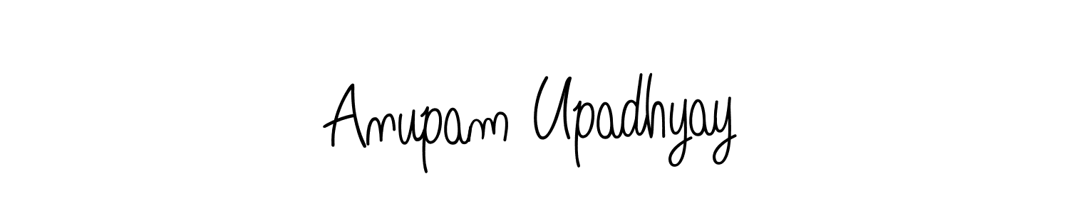 How to make Anupam Upadhyay signature? Angelique-Rose-font-FFP is a professional autograph style. Create handwritten signature for Anupam Upadhyay name. Anupam Upadhyay signature style 5 images and pictures png