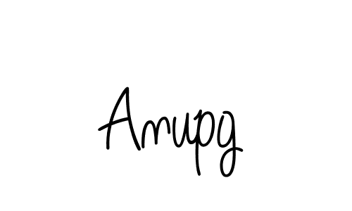 Design your own signature with our free online signature maker. With this signature software, you can create a handwritten (Angelique-Rose-font-FFP) signature for name Anupg. Anupg signature style 5 images and pictures png