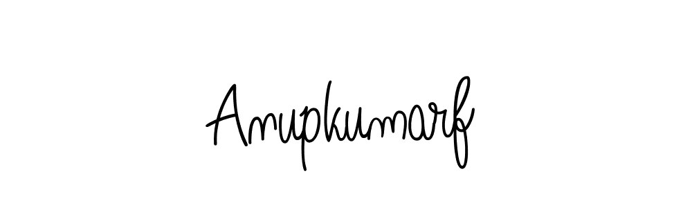 Make a beautiful signature design for name Anupkumarf. With this signature (Angelique-Rose-font-FFP) style, you can create a handwritten signature for free. Anupkumarf signature style 5 images and pictures png