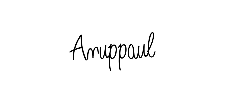 The best way (Angelique-Rose-font-FFP) to make a short signature is to pick only two or three words in your name. The name Anuppaul include a total of six letters. For converting this name. Anuppaul signature style 5 images and pictures png