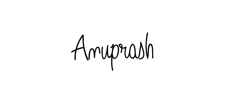 Make a beautiful signature design for name Anuprash. Use this online signature maker to create a handwritten signature for free. Anuprash signature style 5 images and pictures png