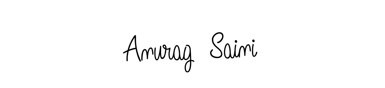 Similarly Angelique-Rose-font-FFP is the best handwritten signature design. Signature creator online .You can use it as an online autograph creator for name Anurag  Saini. Anurag  Saini signature style 5 images and pictures png