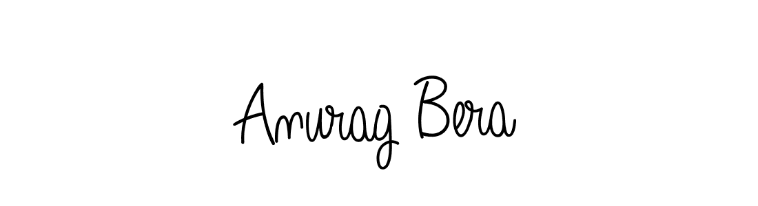 How to make Anurag Bera name signature. Use Angelique-Rose-font-FFP style for creating short signs online. This is the latest handwritten sign. Anurag Bera signature style 5 images and pictures png