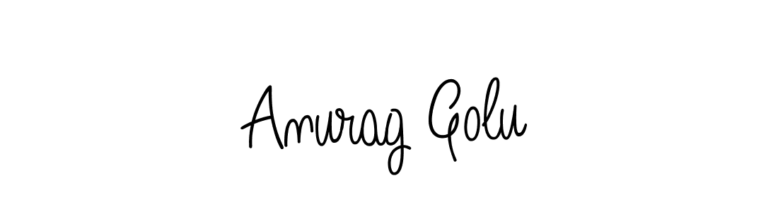 if you are searching for the best signature style for your name Anurag Golu. so please give up your signature search. here we have designed multiple signature styles  using Angelique-Rose-font-FFP. Anurag Golu signature style 5 images and pictures png