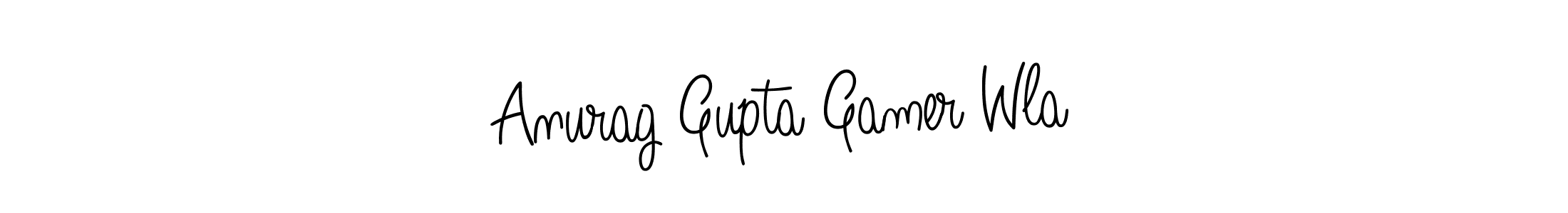 Anurag Gupta Gamer Wla stylish signature style. Best Handwritten Sign (Angelique-Rose-font-FFP) for my name. Handwritten Signature Collection Ideas for my name Anurag Gupta Gamer Wla. Anurag Gupta Gamer Wla signature style 5 images and pictures png