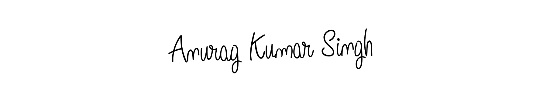 The best way (Angelique-Rose-font-FFP) to make a short signature is to pick only two or three words in your name. The name Anurag Kumar Singh include a total of six letters. For converting this name. Anurag Kumar Singh signature style 5 images and pictures png