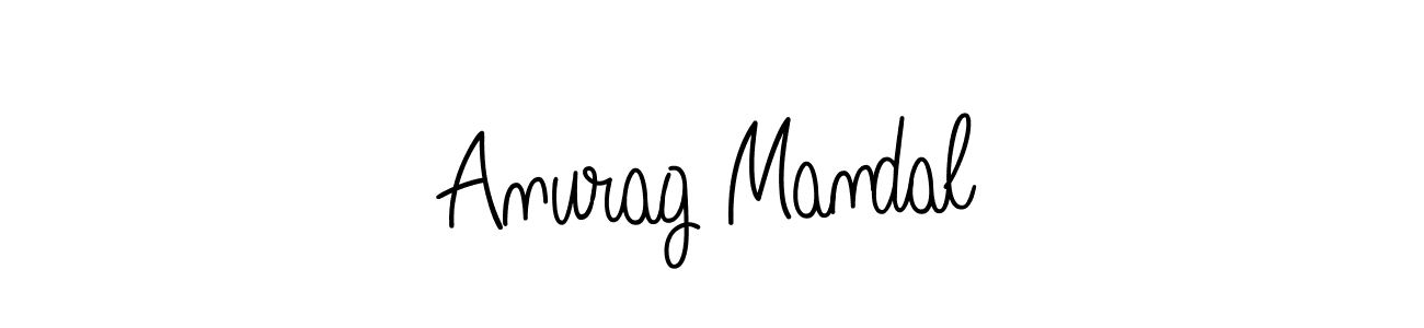 Create a beautiful signature design for name Anurag Mandal. With this signature (Angelique-Rose-font-FFP) fonts, you can make a handwritten signature for free. Anurag Mandal signature style 5 images and pictures png