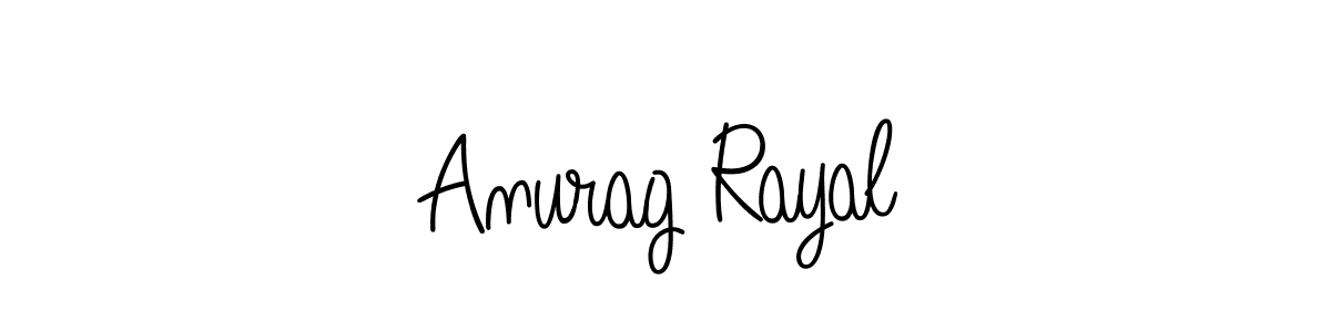 It looks lik you need a new signature style for name Anurag Rayal. Design unique handwritten (Angelique-Rose-font-FFP) signature with our free signature maker in just a few clicks. Anurag Rayal signature style 5 images and pictures png