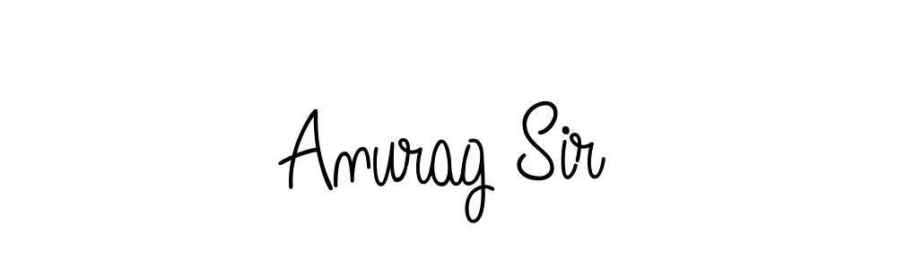 Design your own signature with our free online signature maker. With this signature software, you can create a handwritten (Angelique-Rose-font-FFP) signature for name Anurag Sir. Anurag Sir signature style 5 images and pictures png