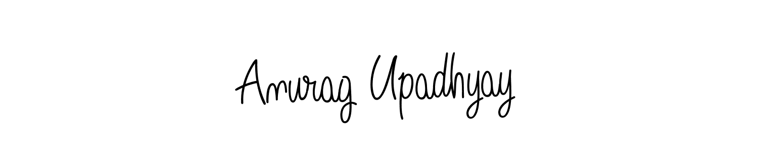 Use a signature maker to create a handwritten signature online. With this signature software, you can design (Angelique-Rose-font-FFP) your own signature for name Anurag Upadhyay. Anurag Upadhyay signature style 5 images and pictures png
