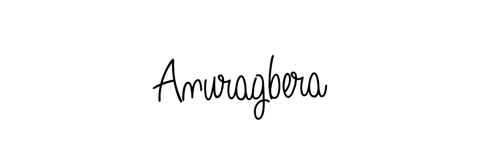 Design your own signature with our free online signature maker. With this signature software, you can create a handwritten (Angelique-Rose-font-FFP) signature for name Anuragbera. Anuragbera signature style 5 images and pictures png