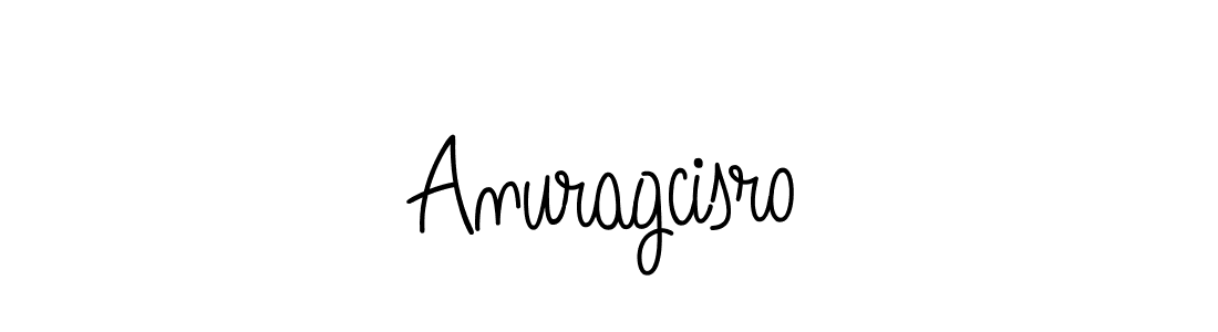 Make a beautiful signature design for name Anuragcisro. With this signature (Angelique-Rose-font-FFP) style, you can create a handwritten signature for free. Anuragcisro signature style 5 images and pictures png