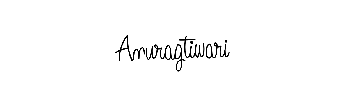 Use a signature maker to create a handwritten signature online. With this signature software, you can design (Angelique-Rose-font-FFP) your own signature for name Anuragtiwari. Anuragtiwari signature style 5 images and pictures png