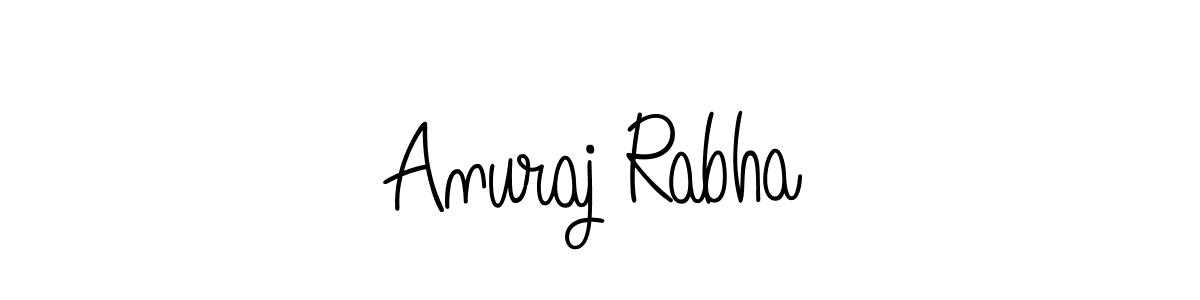 Anuraj Rabha stylish signature style. Best Handwritten Sign (Angelique-Rose-font-FFP) for my name. Handwritten Signature Collection Ideas for my name Anuraj Rabha. Anuraj Rabha signature style 5 images and pictures png