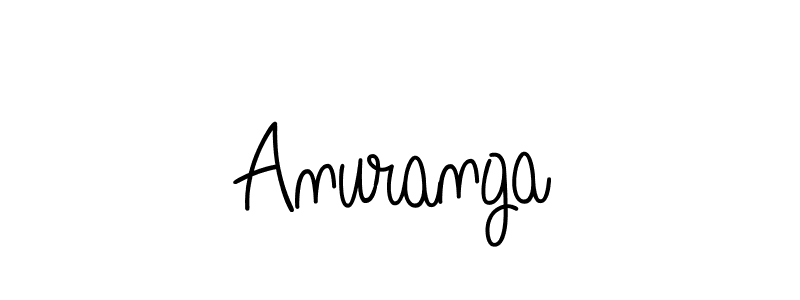 Use a signature maker to create a handwritten signature online. With this signature software, you can design (Angelique-Rose-font-FFP) your own signature for name Anuranga. Anuranga signature style 5 images and pictures png