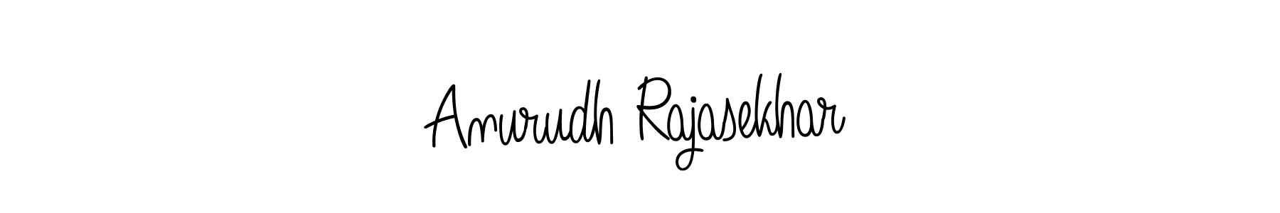 Design your own signature with our free online signature maker. With this signature software, you can create a handwritten (Angelique-Rose-font-FFP) signature for name Anurudh Rajasekhar. Anurudh Rajasekhar signature style 5 images and pictures png
