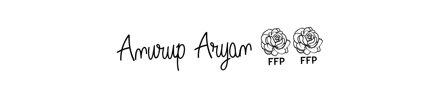 Anurup Aryan 27 stylish signature style. Best Handwritten Sign (Angelique-Rose-font-FFP) for my name. Handwritten Signature Collection Ideas for my name Anurup Aryan 27. Anurup Aryan 27 signature style 5 images and pictures png