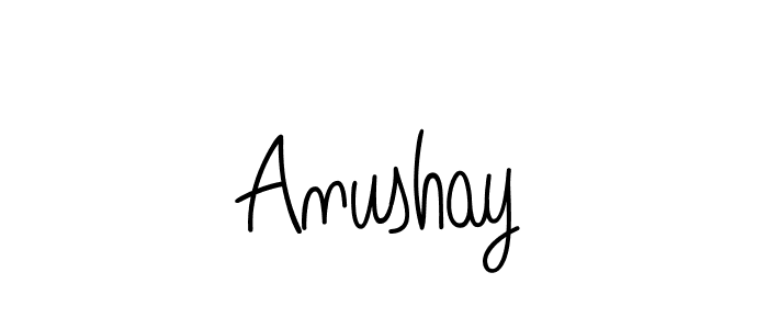How to make Anushay name signature. Use Angelique-Rose-font-FFP style for creating short signs online. This is the latest handwritten sign. Anushay signature style 5 images and pictures png