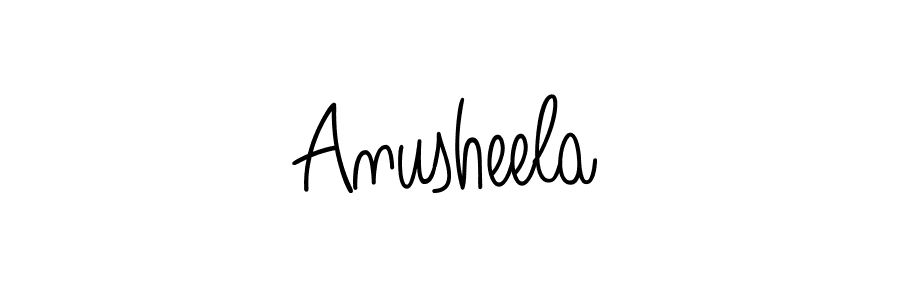 Make a beautiful signature design for name Anusheela. Use this online signature maker to create a handwritten signature for free. Anusheela signature style 5 images and pictures png