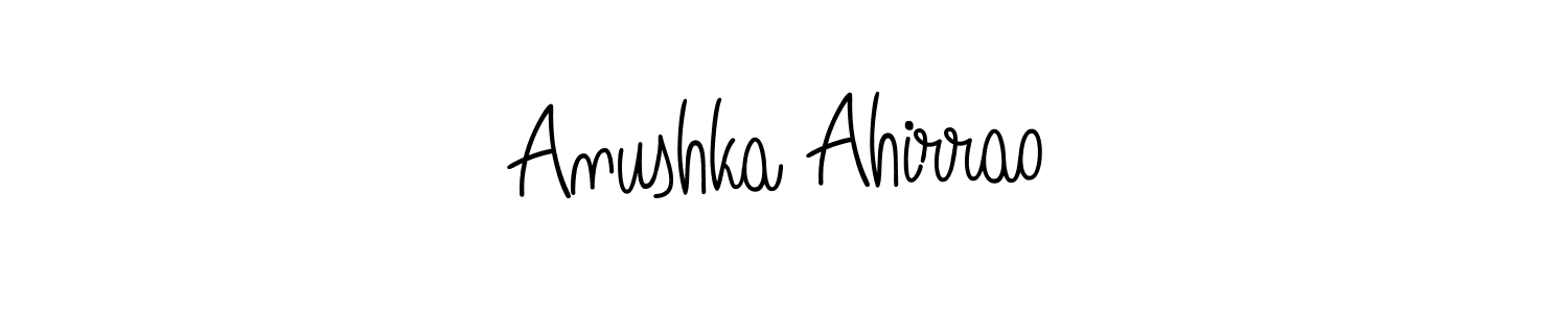 It looks lik you need a new signature style for name Anushka Ahirrao. Design unique handwritten (Angelique-Rose-font-FFP) signature with our free signature maker in just a few clicks. Anushka Ahirrao signature style 5 images and pictures png