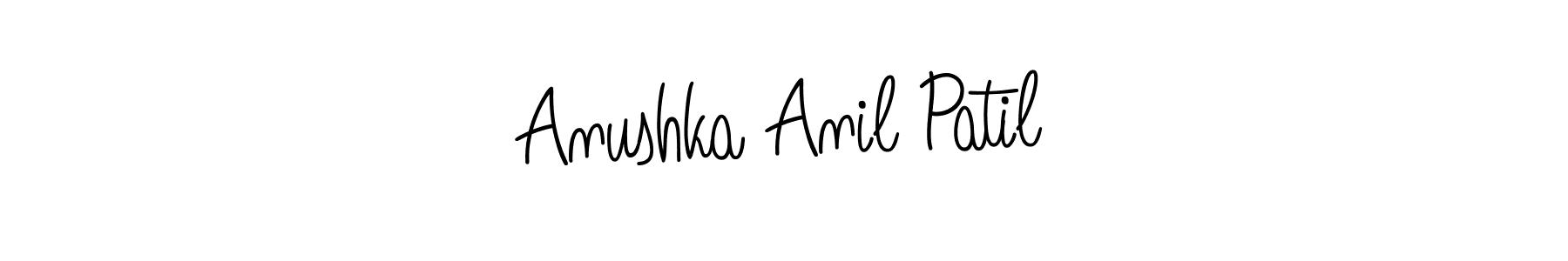 Check out images of Autograph of Anushka Anil Patil name. Actor Anushka Anil Patil Signature Style. Angelique-Rose-font-FFP is a professional sign style online. Anushka Anil Patil signature style 5 images and pictures png