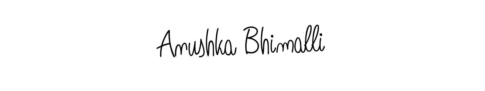 Check out images of Autograph of Anushka Bhimalli name. Actor Anushka Bhimalli Signature Style. Angelique-Rose-font-FFP is a professional sign style online. Anushka Bhimalli signature style 5 images and pictures png