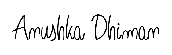 Get inspired by this graceful Angelique-Rose-font-FFP signature style for name Anushka Dhiman. Smooth loops and balanced proportions for everyday use. Anushka Dhiman signature style 5 images and pictures png